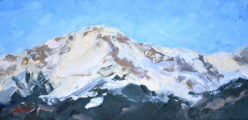 Above the Treeline 6x12 $440 at Hunter Wolff Gallery